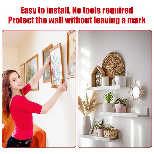 Double Sided Tape Heavy Duty, Waterproof Mounting Foam Tape, 16.5ft Length, 1.38in Width, High Temperature Resistant Adhesive Tape for Car, LED Strip Light, Office Decor, Uses VHB 5952 Raw Material