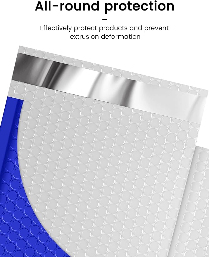GSSUSA Bubble Mailers 6x10 Inches Padded Envelopes 600 Pack Usable Size 6x9" Small Envelope Bags Shipping Bag Bulk Pack Self Seal Package Mail Packing Business Supplies, Royal Blue