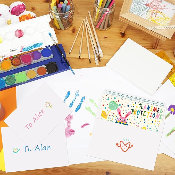 Eupako A6 White Envelopes 4x6, 100 Pack Self Seal Envelopes for 4x6 Cards, Photos, Invitations, Wedding, Graduation, Baby Shower, RSVP, 6.5 x 4.75 Inches