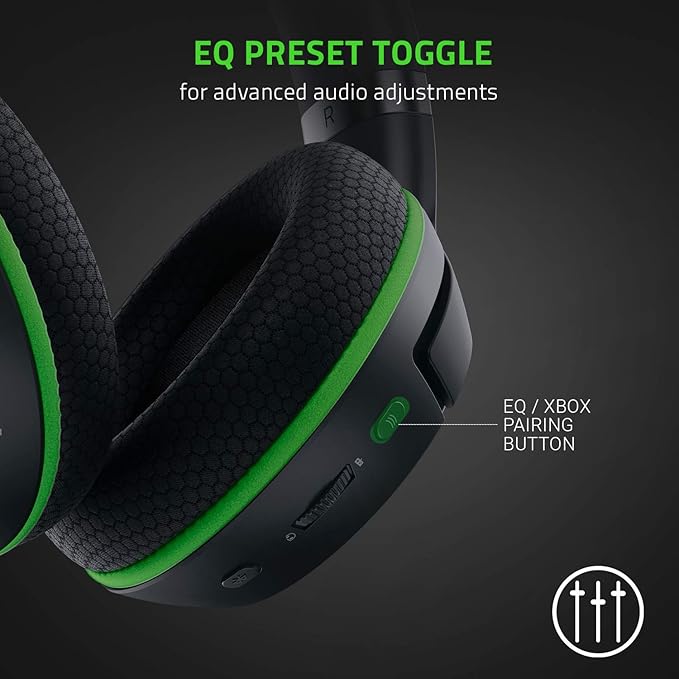 Wireless Xbox Gaming Headset: Razer Kaira Pro with Titanium Drivers & Supercardioid Mic - Black