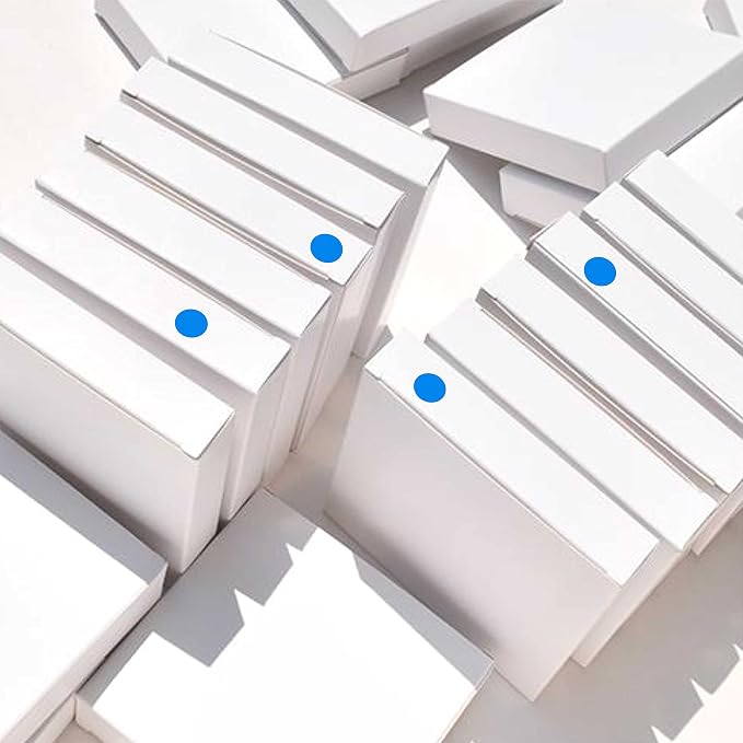 PARLAIM 1/2 Inch Round Permanent Color-Code Dot Stickers,1000 per Roll dots Label Dispenser Box,Bright Blue Color Coding Circle Stickers(Blue)