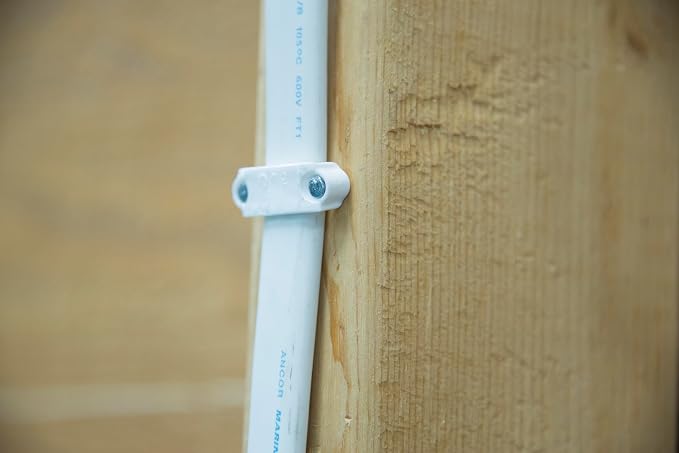 Gardner Bender PS-575 Plastic Staple, 3/4 in., 14/3, 12/3, 10/3 (NM) Cable, White