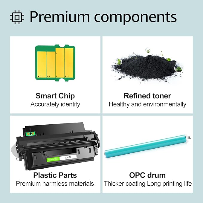 greencycle 2 Pack High Yield 10A Q2610A Toner Cartridge Replacement Compatible for HP LaserJet 2300 2300d 2300dn 2300dtn 2300L 2300n Printer