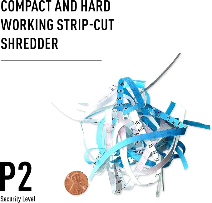 Ideal 4003 Strip Cut Centralized Office Paper Shredder Heavy Duty, Continuous Operation, Shreds 43-45 Sheet Capacity, P-2 Security | P2 strip cut shredder for 18 to 20 users with 43 to 45 sheet capacity 44 gallon bin and 16 inch feed opening