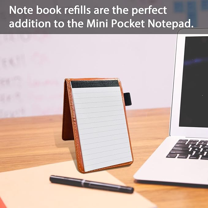 12 Pack Small Notepad, 3 x 5 Inch Ultra Quality Note Pads, Server Lined Papers and Desk Notepads for Office Supplies, Writing and Memo pads 30 Sheets Each