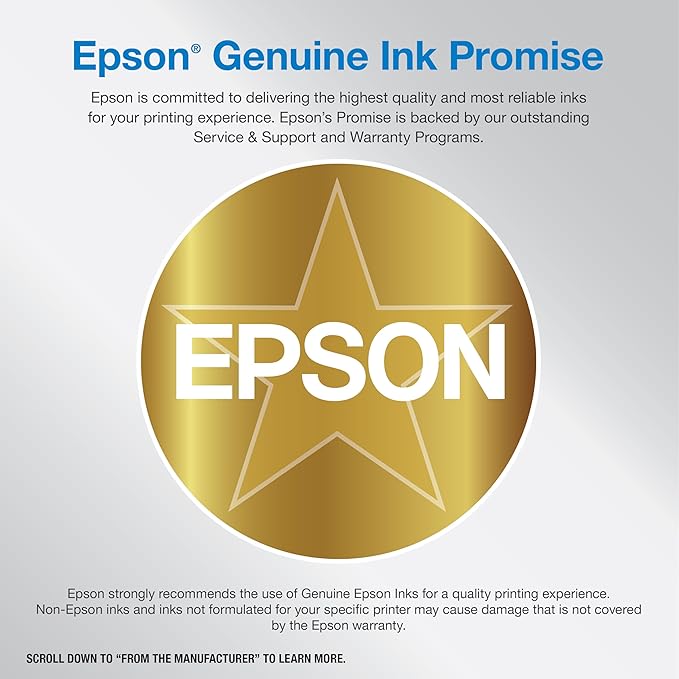 Epson EcoTank ET-15000 Wireless Color All-in-One Supertank Printer with Scanner, Copier, Fax, Ethernet and Printing up to 13 x 19 Inches (Renewed Premium),White