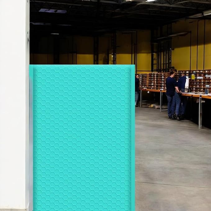 iMBAPrice 4x8 Inch Teal Poly Bubble Mailers #000, 500-Pack – Poly Bubble Bags for Jewelry, Cosmetics & Small Art Items, Waterproof Self Seal Padded Shipping Envelopes