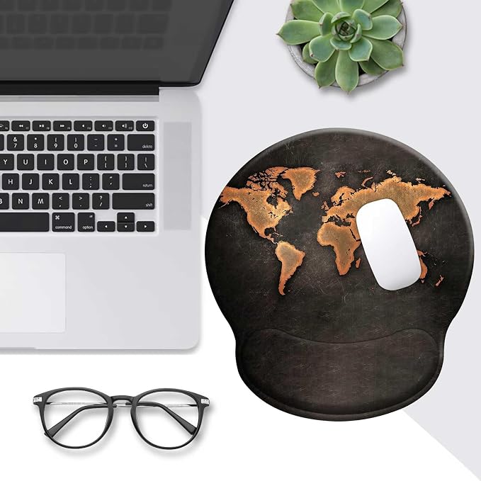 Mouse Pads for Desk, Ergonomic Mouse Pad with Wrist Rest Gaming Mousepad