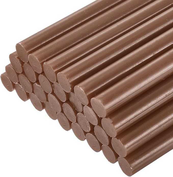 uxcell 30pcs 11mm x 200mm Full Size Hot Glue Gun Sticks 8-inch x 0.43-inch High Sticky Large Hot Glue Sticks for Glue Gun, Coffee