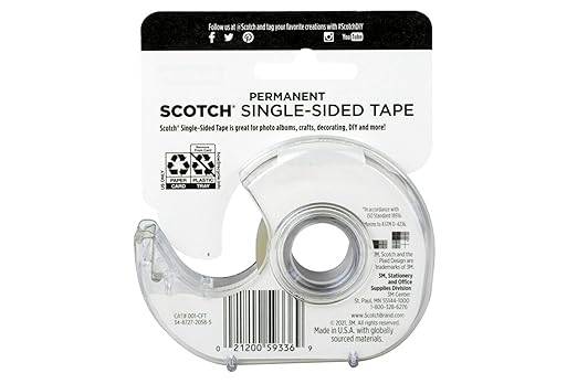3M 001-3M Scotch 3/4-Inch Scrapbooking Tape