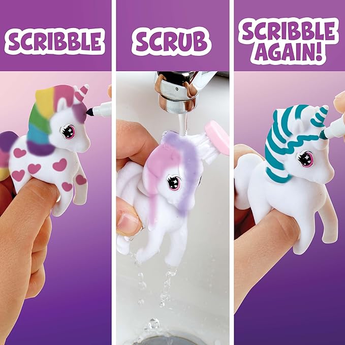 Crayola Scribble Scrubbie Pets Marker Refill & Expansion Set - 24 Washable Markers for Kids, Easter Basket Stuffers for Kids, Gifts for Girls & Boys [Amazon Exclusive]