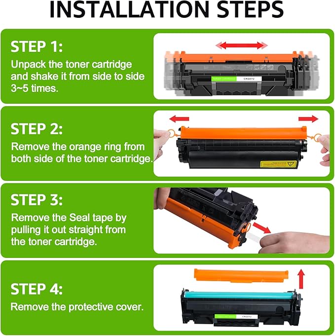 greencycle 2 Pack 072 CRG072 Black Compatible Toner Cartridge Replacement for Canon 072 Use with imageCLASS MF284dw MF287dw MF280 LBP170 LBP172dw MF289dw Series Printer