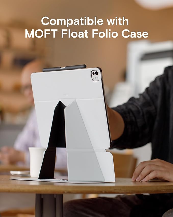 MOFT Pencil Holder for Apple Pencil Pro, Apple Pencil 2nd Generation, Compatible with Magic Keyboard, MOFT Dynamic Folio & Float Folio for iPad, Black