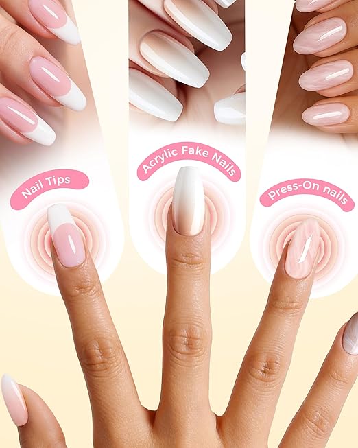 Super Strong Brush On Nail Glue, 【Advanced Nano-Bonding Tech with Ultra-Hold】 10ml Long Lasting 28 Days Nail Bond Glue Gel for Press On Nails, Nail Tips & Acrylic Fake Nails, Mess Free & Fast Drying