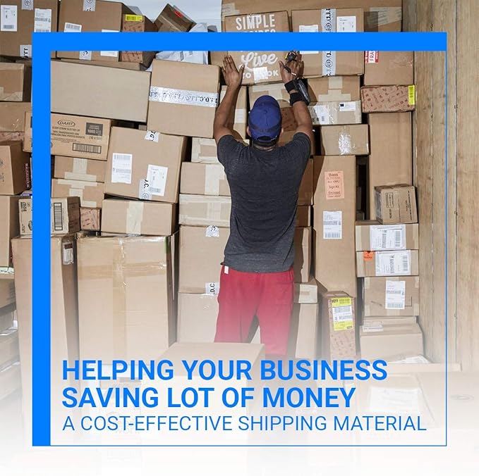Bubble Cushioning Wrap Rolls, 3/16" x 12" x 36' ft Total, Perforated Every 12" for Packaging, Shipping, Mailing