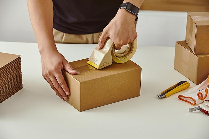 25 Packs Small Shipping Boxes 8X6X4 Inches, Kraft Corrugated Cardboard Boxes, For Small Business, Easy Assemble For Mailing, Moving, Packing And Storing