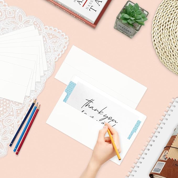 200 Pack #10 Business Envelopes, White Standard Envelopes Self Seal, Letter Size Business Mailing Envelopes for Checks Letters Invoices Statements Birthday Graduation Wedding,4 1/8 x 9 1/2 Inch