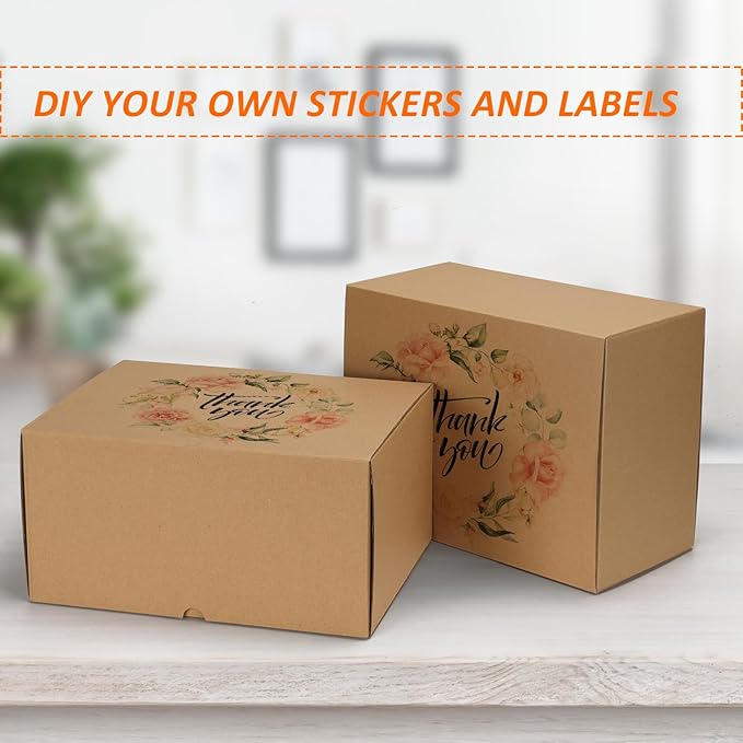 HORLIMER 12x9x6 inches Shipping Boxes Set of 15, Brown Corrugated Cardboard Box for Mailing, Packaging, Small Business