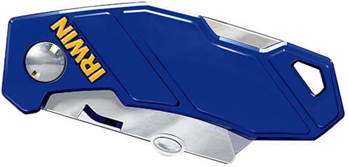 IRWIN Utility Knife, Folding (2089100) , Blue (Pack of 2)