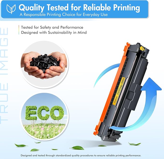 069H 069 Toner Cartridge Set for Canon 069 069H MF753Cdw MF751Cdw MF750C | Compatible for Canon Color ImageCLASS LBP674C LBP674Cdw MF752Cdw MF756Cx LBP673Cdw LBP674Cx Series Printer Ink High Capacity
