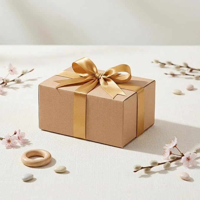 Rempry 30 Pack 8x6x4 Shipping Boxes Brown, Small Corrugated Cardboard Box for Mailing, Packaging Small Business, Kraft Mailer Gift Boxes