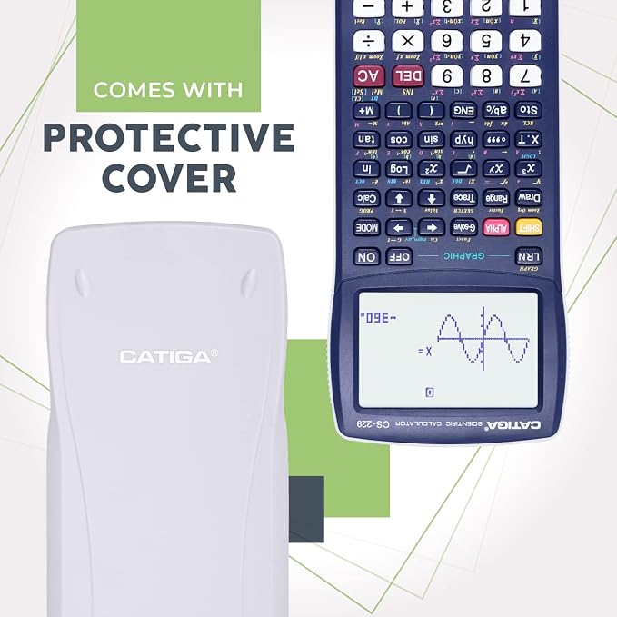 CATIGA Scientific Calculators with Graphic Functions, Graphing Calculators with Multiple Modes, Scientific Calculators for Students, High School or College Courses, Calculadora Cientifica, CS-229