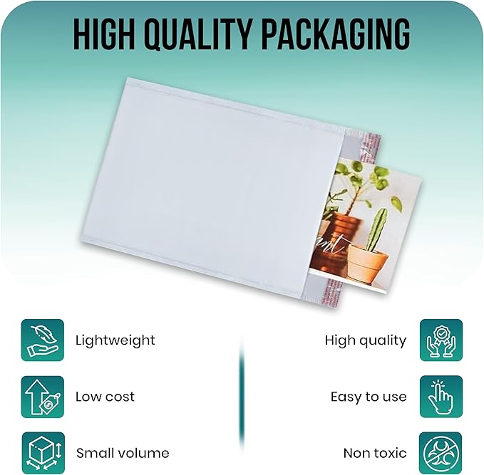 Levex - #3 8.5" x 14.5" [5 Pack] Poly Bubble Mailers, Padded Envelope Mailers, Packing Envelope & Mailing Bags for Shipping