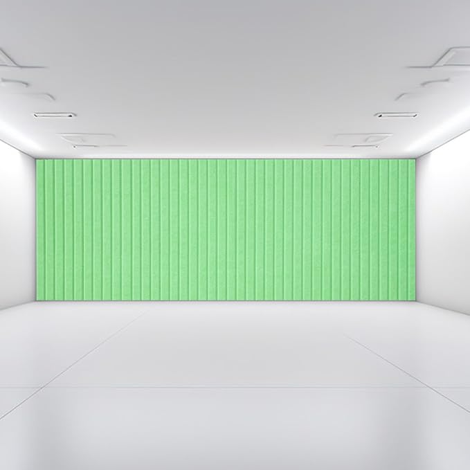 YOUDEFYOUDEFUL 47" x 35" Large Felt Bulletin Board, Green | 12 Pcs Self-Adhesive Cork Board Alternative, Pin Boards for Wall Decor, Home, Office, Classroom,Dorm