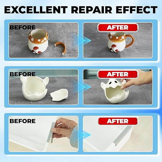 Thin Super Glue 30 Gram, All Purpose Clear Liquid CA Glue Repair Wood Ceramic Glass Plastic, Heavy Duty Cyanoacrylate Adhesive for 3D Print PLA Shoe Metal Craft, Strong Bond and Instant Superglue