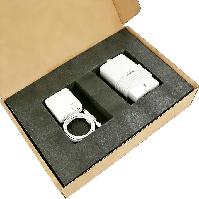 Laptop Shipping Boxes Great for Laptop Shipping or Packing | Laptop Shipping Boxes Cardboard Laptop Box with Foam Protection Fits Notebook Screen Sizes Up to 17.6 Inch (Black)