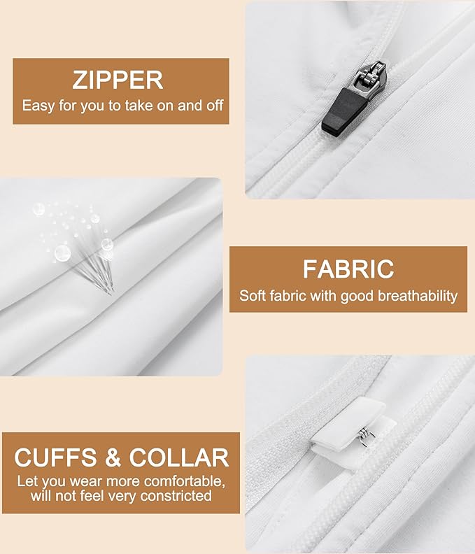 LEINIDINA Chest Binder Tomboy Transgender FTM Square Collar with Front Zipper Binder Bra Tank Top