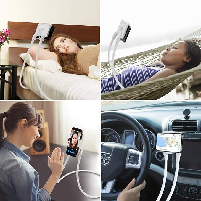 Cell Phone Holder, Universal Lazy Bracket DIY Mobile Phone Stand | Flexible Mount Stand with Multiple Function
