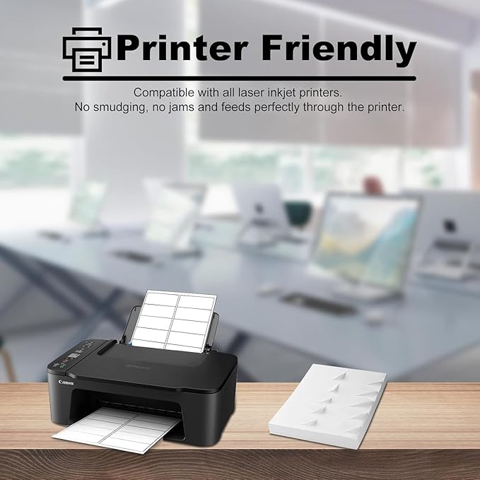 LabelMore 10 up Labels 2'' x 4" Shipping Address Labels for Laser and Inkjet Printers (5000 Sheets, 50000 Labels)