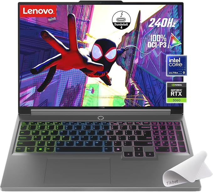 Lenovo Legion 5i 16" Gaming Laptop - Intel Core Ultra 9 275HX - GeForce RTX 5060 - WQXGA (2560x1600) - Windows 11 Pro-W/Mouse pad (64GB RAM | 1TB PCIe SSD+pro)