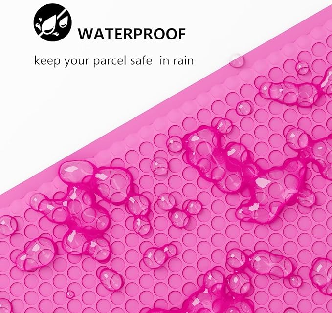 10 x 13 Inch Bubble Mailer 40 Pack, Waterproof Padded Envelopes with Strong Self-Seal Adhesive, Cushioning Shipping Bags with Bright Color for Small Business - Hot Pink