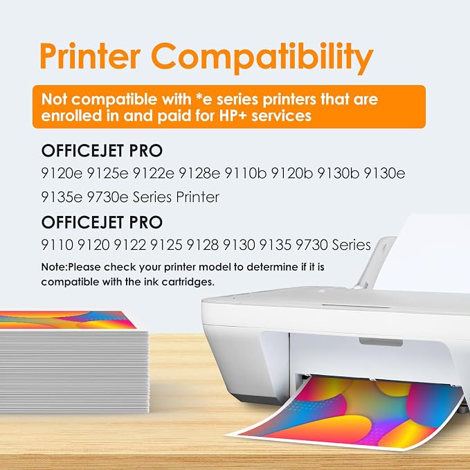 936XL 936 Ink Cartridges Combo Pack Replacement for HP Printer | 936e Black and Color Ink Cartridge for HP OfficeJet Pro 9120e 9125e 9730e 9130 9135e 9122e 9128e 9110b 9120b Printer 4 Pack