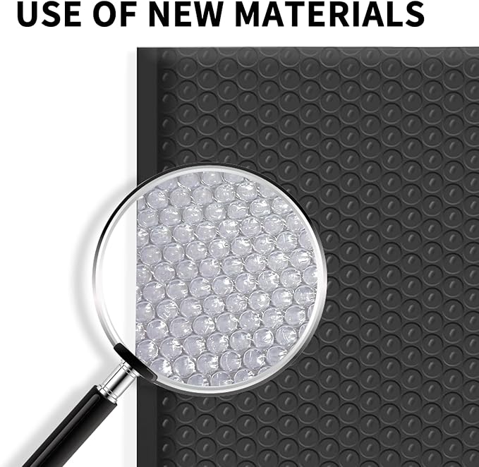 8.5x11 Inch 30 Pack Black Bubble Mailers, Waterproof Padded Envelopes, Self Seal, Strong Adhesion Bubble Envelopes, Cushioning Padded Mailers for Small Items