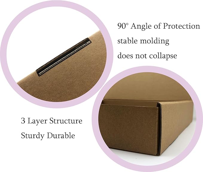 11x10x2 Inches Shipping Boxes Set of 25, Brown Corrugated Mailing Cardboard Box Literature Mailer for Packing Small Business Moving and Storage,E-Commerce Packaging (11"×10“×2”)