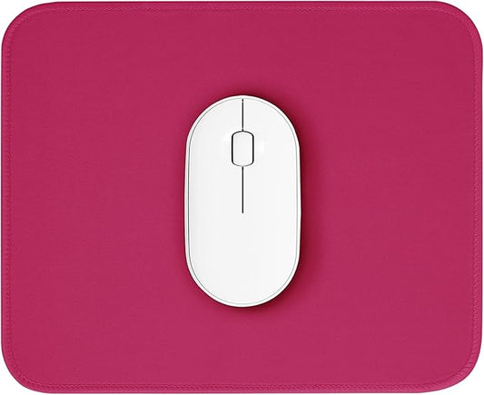 red Mouse Pad, Nice and Cute Mouse Pad, Splash-Proof Textured 10.2 x 8.2Inch, Stitched Edge Non-Slip Waterproof Rubber Mouse Pad
