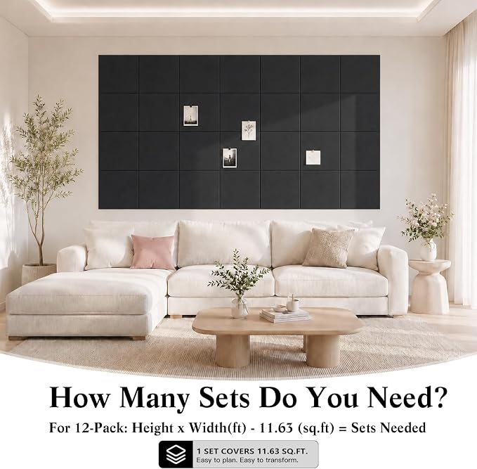 36" x 24" Decorative Bulletin Boards, Large Cork Board Alternative | 30 Pushpins, 30 Adhesive Tabs, Solid-Tile 6-Pack Felt Wall Tiles, Cork Boards for Office Push Pin Board Felt Board, Black | 30 Pushpins, 30 Adhesive Tabs, Solid-Tile 6-Pack Felt Wall ...
