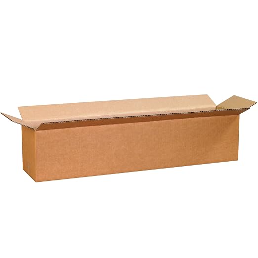 BOX USA Shipping Boxes 28"L x 6"W x 6"H 20-Pack Long Corrugated Boxes for Moving, Shipping, Mailing, Packing, Packaging and Storage
