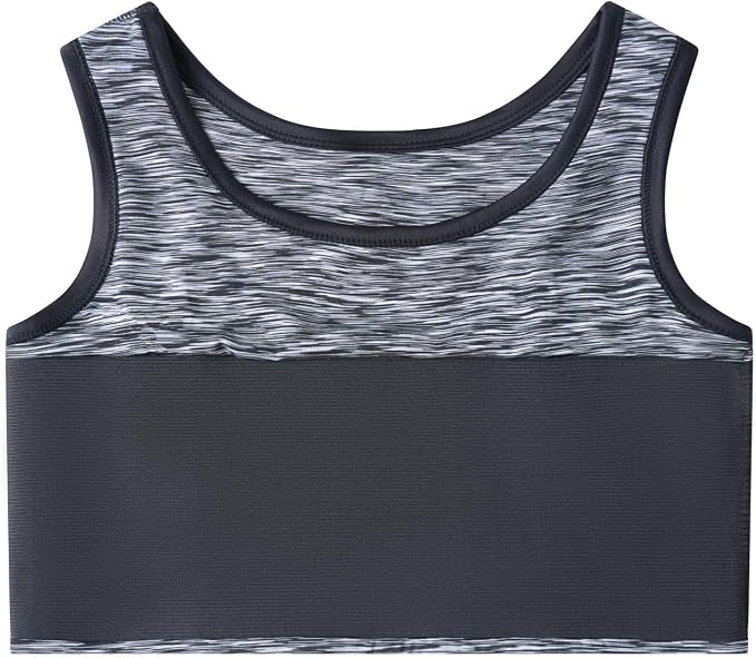Women Transgender Tomboy FTM Pull On Closure Elastic Chest Binder Pullover Tank Top