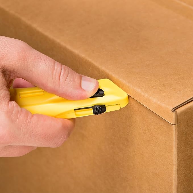 Pacific Handy Cutter EZ3 Safety Cutter, Ambidextrous Lightweight Box Cutter with Safety Point Blade