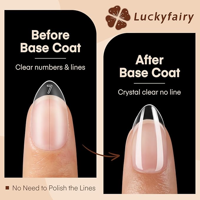 Short Almond Nail Tips, 504pcs Full Cover Soft Gel Nails Tips 15 Sizes No C Curve Almond Shape Nail Tips for Acrylic False Nails Professional for Nail Extensions Salons Home DIY