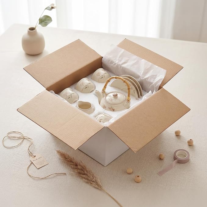 WIFTREY 12x12x8 inches White Shipping Boxes Pack of 15, Corrugated Cardboard Boxes 12 x 12 x 8 for Packaging Small Business, Moving, Mailing