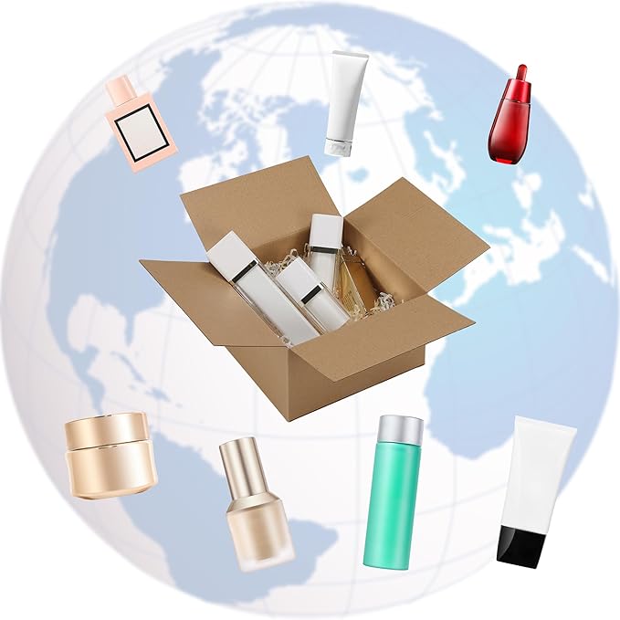 CRUGLA 25 Packs 7x7x4 Shipping Boxes for Small Business, Corrugated Cardboard Boxes Bulk for Shipping Packing Mailing