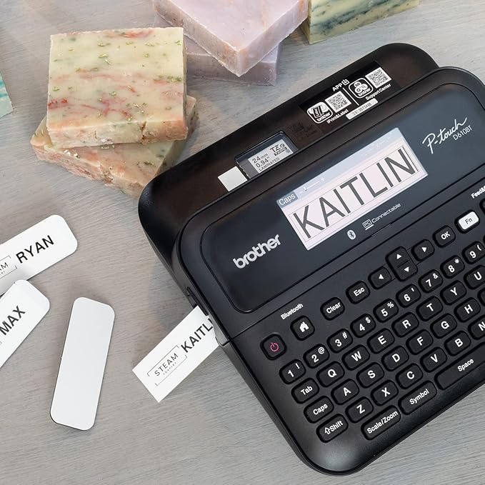 Brother P-Touch PT- D610BT Business Professional Connected Label Maker | Connect and Create via Bluetooth® on TZe Label Tapes up to ~1 inch (Renewed Premium)