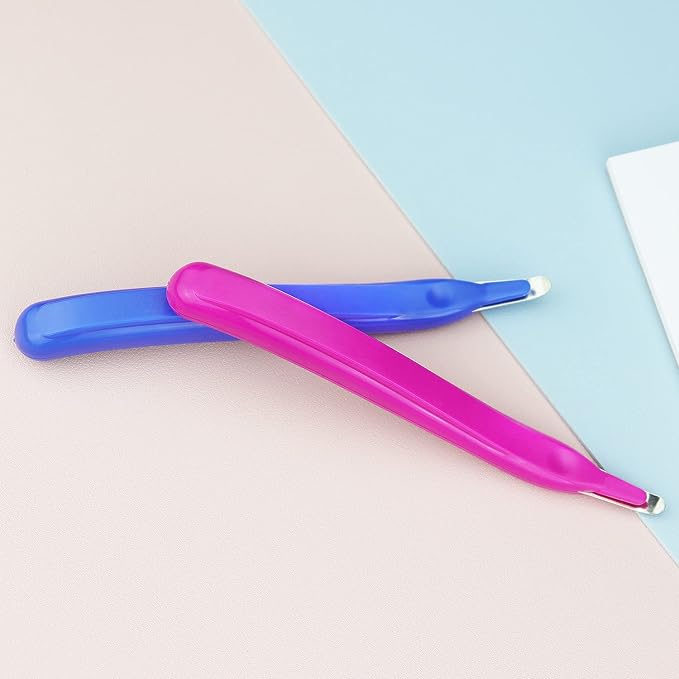 ZZTX Magnetic Staple Remover 3 Pack(Blue, Rose, Green) | Staple Removal Tool, Easy removal, No paper tear, 3-color set