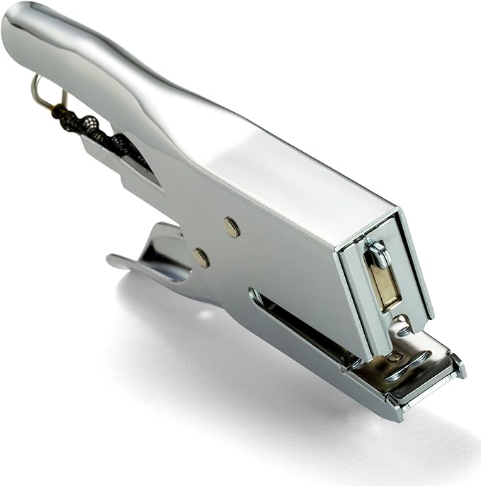 Officemate Classic Plier Stapler Bundle with 10,000 Staples, Metal, Silver (97768)