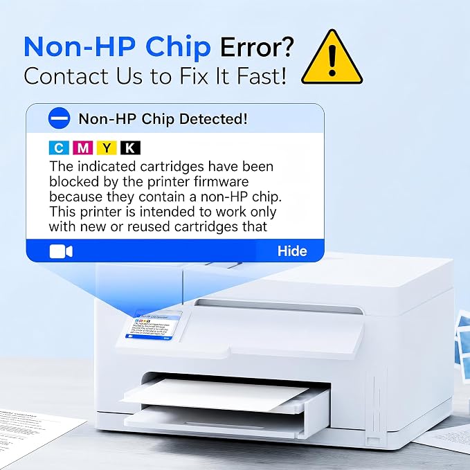 910XL Ink Replacement for HP 910XL Ink Cartridges Combo Pack, 4 Pack | Work for hp OfficeJet 8010, 8012, 8018, 8022, OfficeJet Pro: 8020, 8022, 8025, 8026, 8028, 8030, 8035, Black Color